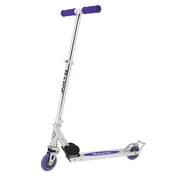 Angle View: Razor A2 Kick Scooter for Kids Wheelie Bar, Front Suspension, Lightweight, Foldable, Aluminum Frame, and Adjustable Handlebars