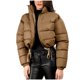 thumbnail image 2 of Ailaofu Women's Puffer Stand Collaraist Zipper Jackets Winter Warm Down Jacket Coat, 2 of 7