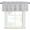 Grey, variant on Navy Blue Spring Floral Rod Pocket Curtain Valance, Farmhouse Flowers Elegant Pastoral Farmhouse Window Valance for Living Room, Bedroom, Kitchen 42"W x 18"L