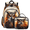 Multicolour 1, variant on Crow Bird Backpack with Lunch Box Vintage Black Bird Lightweight Large Travel Work Laptop Backpacks Set Casual Daypacks