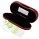 thumbnail image 3 of EeaseMX Estuche 2 en 1 para gafas y lentes de contacto, de doble capa, portátil, para miopía, para viajes en casa (rojo), 3 of 8