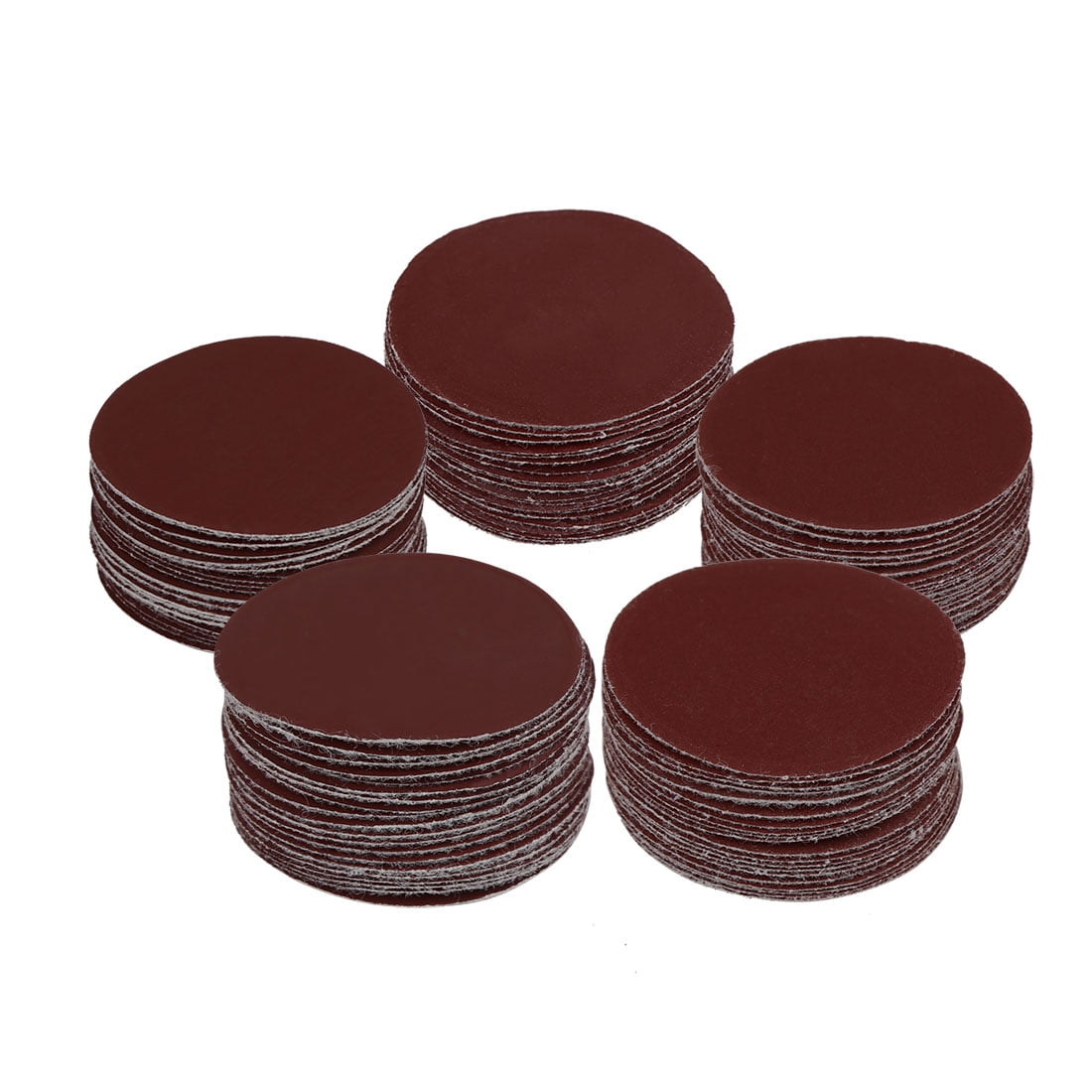100pcs 2 Inch Hook and Loop Round Sanding Discs Pads 600 800 1000 1200