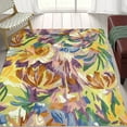 thumbnail image 2 of Handmade Rug 11X12, Floral Design, Wool Tufted Rugs, Living, Bed, room, Rectangle Carpet, 2 of 10