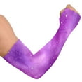 thumbnail image 2 of ALAZA Tie Dye Purple UV Sun Protection Arm Sleeves UPF 50+ Compression Cooling Sleeve 1 Pair, 2 of 7