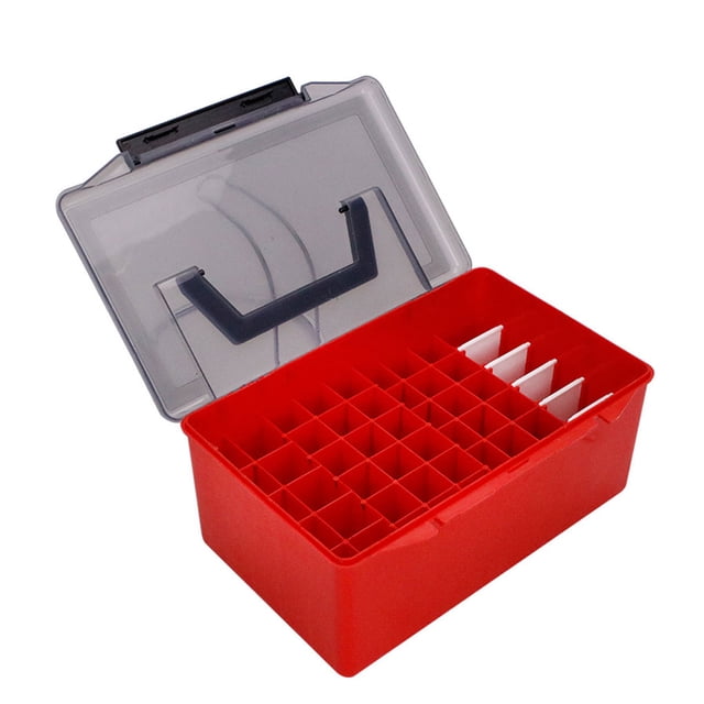 Caja de cebos Advancent portátiles de pesca multifuncional color rojo