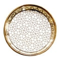 thumbnail image 2 of Nordic Style Ceramic Dish Plate Kitchen Tableware Home Dining Dish w/ Golden , Style-03, 2 of 8