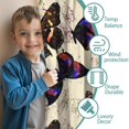 thumbnail image 3 of Blackout Kids Curtains,Butterfly Colorful Wing Pattern Childrens Insulated Curtains Set Of 2,Bedroom Essentials,Toddler Room Decor 52"x84", 3 of 5