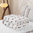 thumbnail image 5 of Erosebridal Boho Aztec Arrow Zipper Queen Comforter Set with Fitted Sheet and 2 Pillowcases for Women Men, Modern Tribal Abstract Zipper Bedding Set, Reversible, 4 Pieces, 5 of 7