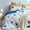 Blue Sheep, variant on Sleep Zone Twin Kids Bedding Comforter Set, 5 Piece Cool Durable Children Bed in a Bag, Rocket Galaxy