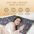 thumbnail image 4 of KLL Ultra Soft Microfiber Body Pillow Cover/Pillowcases 20"x54" with Hidden Zipper Closure-Gnome Love USA, 4 of 8