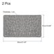 thumbnail image 2 of 2uds Memoria Espuma Baño Alfombrilla Adoquines Baño Alfombras 80x50cm, Antideslizante Baño Alfombra Agua Absorbente Máquina Lavable Suelo Alfombra Baño Esteras-Gris Unique Bargains Alfombras de baño, 2 of 5