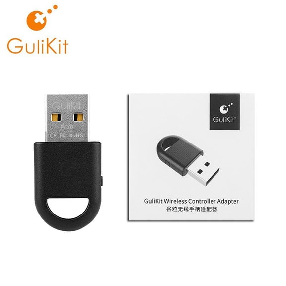 Gulikit 2.4G Wireless Bluetooth Adapter – Compatible with NS08/NS09/Xbox Controllers, Low-Latency Receiver for PC/Switch/Steam Deck/Raspberry Pi