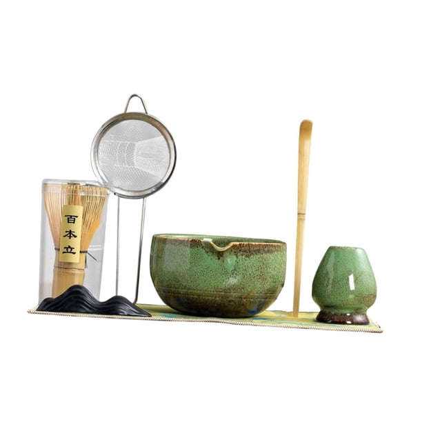 7 piezas Matcha set Matcha Ceremony Kits Accesorios de regalos de para la casa para la cocina amante del té amante de la mesa
