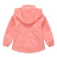 thumbnail image 2 of Gibobby Chamarra niñaAbrigo de invierno para niños y niñas con bolsillo, chaqueta con capucha, cremallera para niños pequeños, prendas de vestir a de vie(Rojo de la sandía, 2-3 Años), 2 of 4