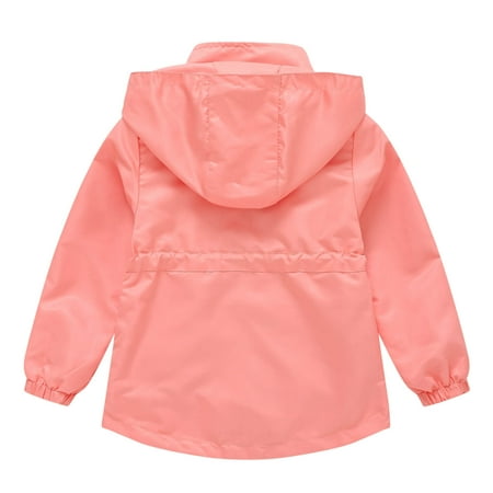 

Cathalem Girls Coat Size 5 Kids Boys Girls Winter Coat With Pocket Hooded Jacket Toddler Zipper Big Girls Winter Jackets Coat Watermelon Red 4-5 Years