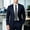 Dark Gray, variant on Men's Classic Solid Color Satin Tie with Smooth Finish, Versatile Formal Necktie for Weddings, Business Meetings, and Prom Parties, Elegant Accessory for Suits