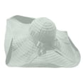 thumbnail image 2 of Shihyeh Women's Wide Brim Sun Hat - UV Protection Floppy Straw Sunhat Summer Beach, 2 of 8