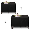 thumbnail image 4 of Handy Hogar Cuna Sombrilla Al Aire Libre Viajar Portátil Portátil Blackout Transpirable Transpiración Cubierta de cama Accesorios Pequeño seitruly HA010200-01B, 4 of 6