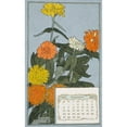 thumbnail image 2 of Hannah Borger Overbeck 11x14 Black Ornate Wood Framed Double Matted Museum Art Print Titled: Zinnia (About 1915), 2 of 5
