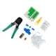 thumbnail image 4 of Alicates para cables de red Nikou Crimpadora de cabeza de cristal con pelacables batería de 9 V, 4 of 15