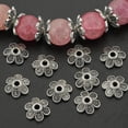 thumbnail image 2 of Ancient Silvery Daisy Alloy Bead Cap Spacer Beads, 100/200/300pcs, 2 of 11