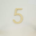 thumbnail image 1 of Package of 1, 16 Inch X 1" Baltic Birch "5" Plywood Numbers In The Century Gothic Font | Thick For Art & Craft Project, Made in USA, 1 of 1