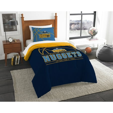 Denver Nuggets The Northwest Company Reverse Slam Twin Comforter Set - No