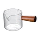 thumbnail image 3 of Jarra medidora de café,Vaso medidor de espresso Jarra de vidrio para espresso,Jarra de vidrio transparente para espresso Mango antiescaldaduras,Taza medidora Jarra Jarra para Resistente, 3 of 8