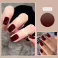 thumbnail image 2 of Pure Color Wear Nail Pure Desire Style Nail Sticker Finished Product Temperament Detachable, 2 of 5