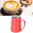thumbnail image 3 of 480ML Coffee Milk Frother Jug 304 Stainless Steel Latte Cup with Scale Line Exquisite Frothing Pattern Point Mouth Design Large Capacity Milk Coffee Maker for Latte Art, 3 of 7