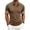 15# Brown, variant on Men's Polo Shirts Collared 3 Buttons Casual Work T Shirts Short Sleeve Golf Shirt Jersey Outdoor Performance Brown 3XL