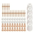 thumbnail image 1 of 40/65/85Pcs Air Plasma Cutting Tips For L-G-40 PT-31 Cutter Consumables CUT-40 CUT-50D Swirling Rings Electrode Shield Cups ,Easy to Use, 1 of 7