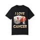 thumbnail image 1 of 1pc Men'S Casual Crew Neck T-Shirt with "I Love Cancer" Graphic, All-Season Knit Cotton Tee with Slight Stretch, Regular Fit Short Sleeve Top, Casual Sporty Tee, Summer Gifts, 1 of 6
