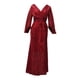 thumbnail image 2 of Vestido de noche para mujer, moderno vestido de lentejuelas con cuello en V para boda, fiesta de noche M, 2 of 9