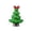 G, variant on Christmas Miniature Micro Snowy Scene Festive Decor Christmas Tree Ornament