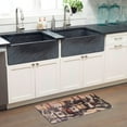 thumbnail image 2 of SoHome Cozy Living Wine Collection Anti-Fatigue Kitchen Mat, Brown/Red, 17.5"x30", 2 of 9
