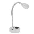 thumbnail image 2 of 360 Degree Swivel LED RV Bedside Light Flexible Gooseneck Lamp for Boat RV Truck Car DC 12V-24V Chrome, 2 of 2