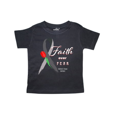 

Inktastic Faith over Fear Parkinson s Awareness with Red Tulip Gift Toddler Boy or Toddler Girl T-Shirt