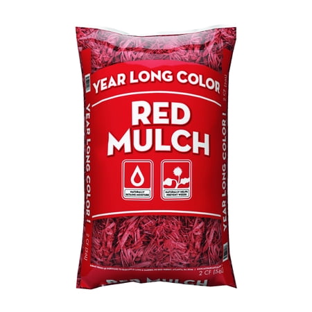 Year Long Colored Mulch Red, 2 CF