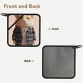 thumbnail image 2 of Pofeuu Cute Mouse In Glasses Print Silicone Trivet Mats,Silicone Hot Pads for Kitchen, Silicone Trivets for Hot Pots and Pans, Silicone Hot Pad, 2 of 8