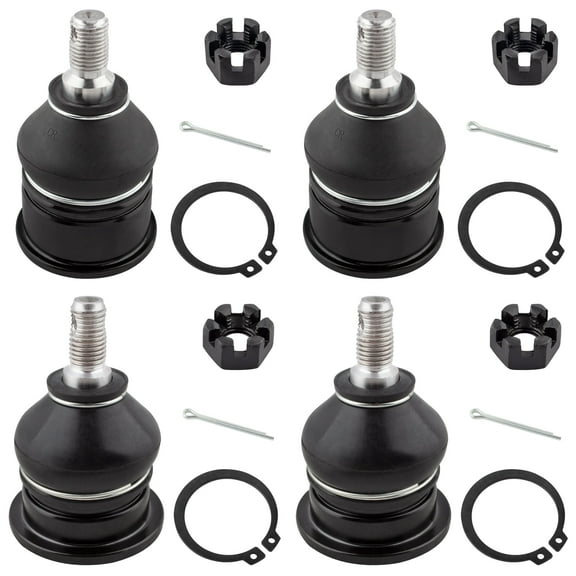 BOXI 4pcs Front Upper and Lower Ball Joints Fit for Acura CL 1997-1999,2001-2003/TL 1999-2003 / for Honda Accord 1998-2002/Odyssey 1995-1998 / for Isuzu Oasis 1996-1999 | K90336 K9643