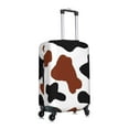 thumbnail image 3 of Junzan Brown Black Cow Print Washable Luggage Cover - Fashion Suitcase Protector Fits 18-32 Inch Luggage, 3 of 9