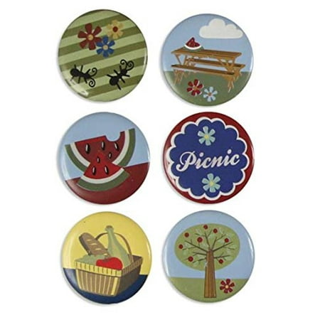 Karen Foster Birthstone Brads - Karen Foster Design Scrapbooking Image Brads, Picnic