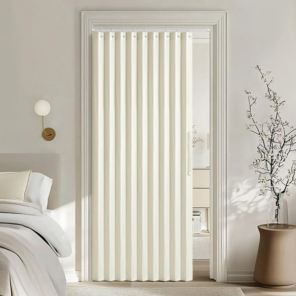 EcoNesxp 1 piece for doorway x width for indoor living room 1 piece accordion style magnetic folding door curtain for wardrobe
