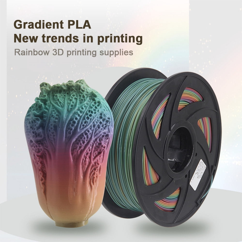 Colorful PLA Filament 3D Printing 1Kg 1.75mm for FDM Printers
