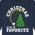 thumbnail image 3 of Peanuts - Christmas Is My Favorite  - Toddler And Youth Long Sleeve Graphic T-Shirt, 3 of 6