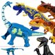 thumbnail image 2 of Bloques de construcción de dinosaurios de Jurassic World 2 Brutal Raptor, Tyrannosaurus Indominus I-Rex, juguetes para niños, 2 of 5