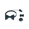 thumbnail image 3 of INSPIRE CHIC Men's Solid Color Self-tied for Formal Wedding Party Tuxedo Bow Ties Deep Gray One Size, 3 of 5