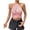 Pink, variant on White Tank Tops Women Women's Simple Hanging Neck Crop Uspender Knitted Top Vest Summer Outfits 2026