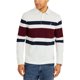 thumbnail image 1 of Nautica - Polo de rugby para hombre, diseño de rayas, color blanco, extragrande, 1 of 1